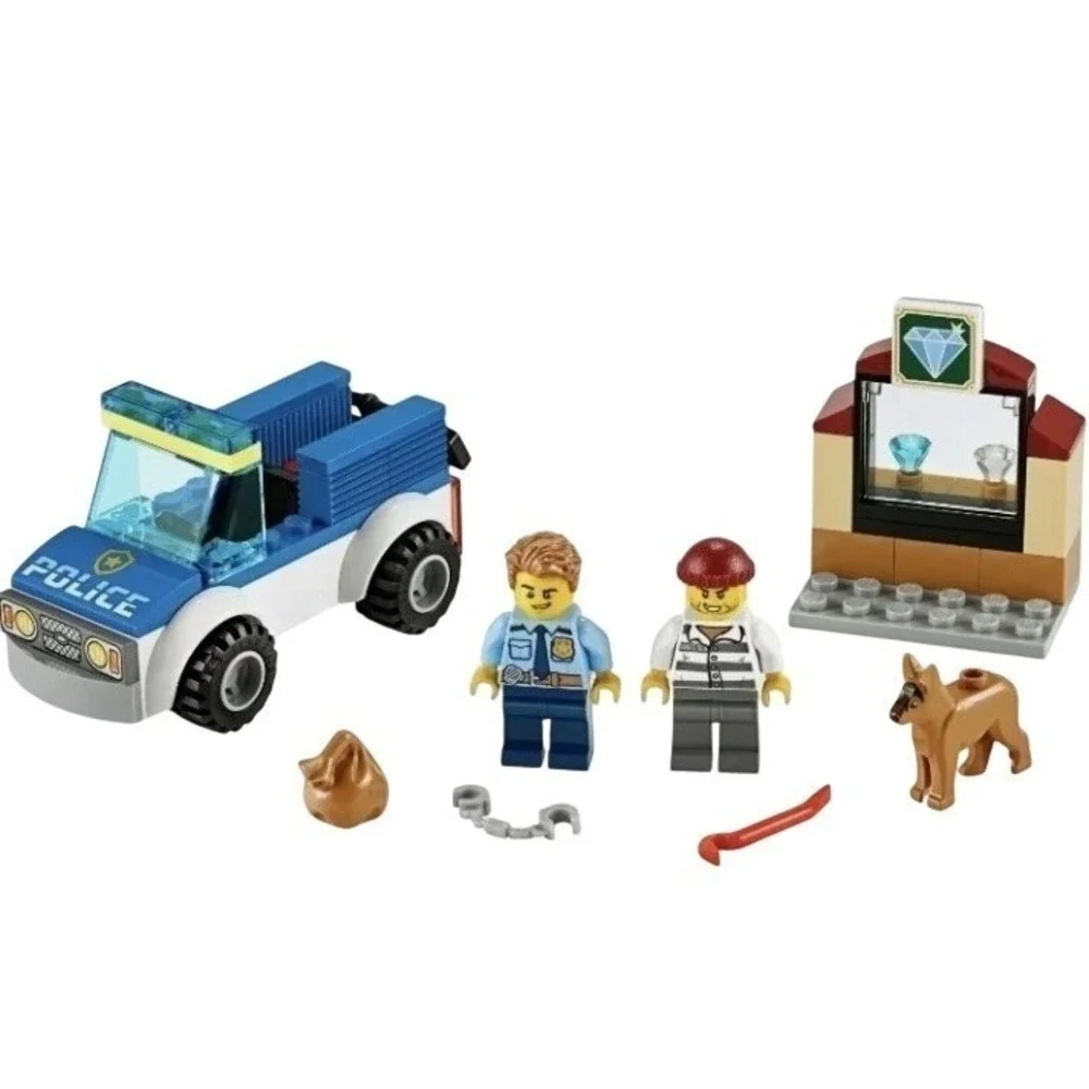 Lego‎ City 60241 Great Vehicles Police Dog Unit New Building Kit